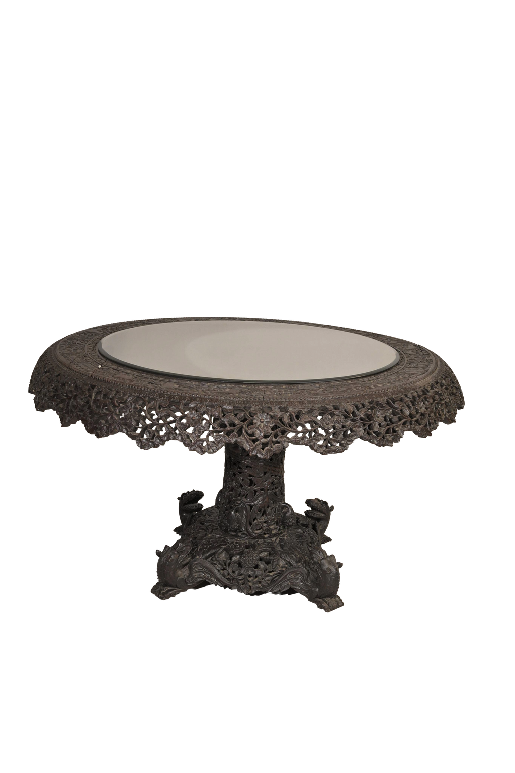 Carved Marble Center Table