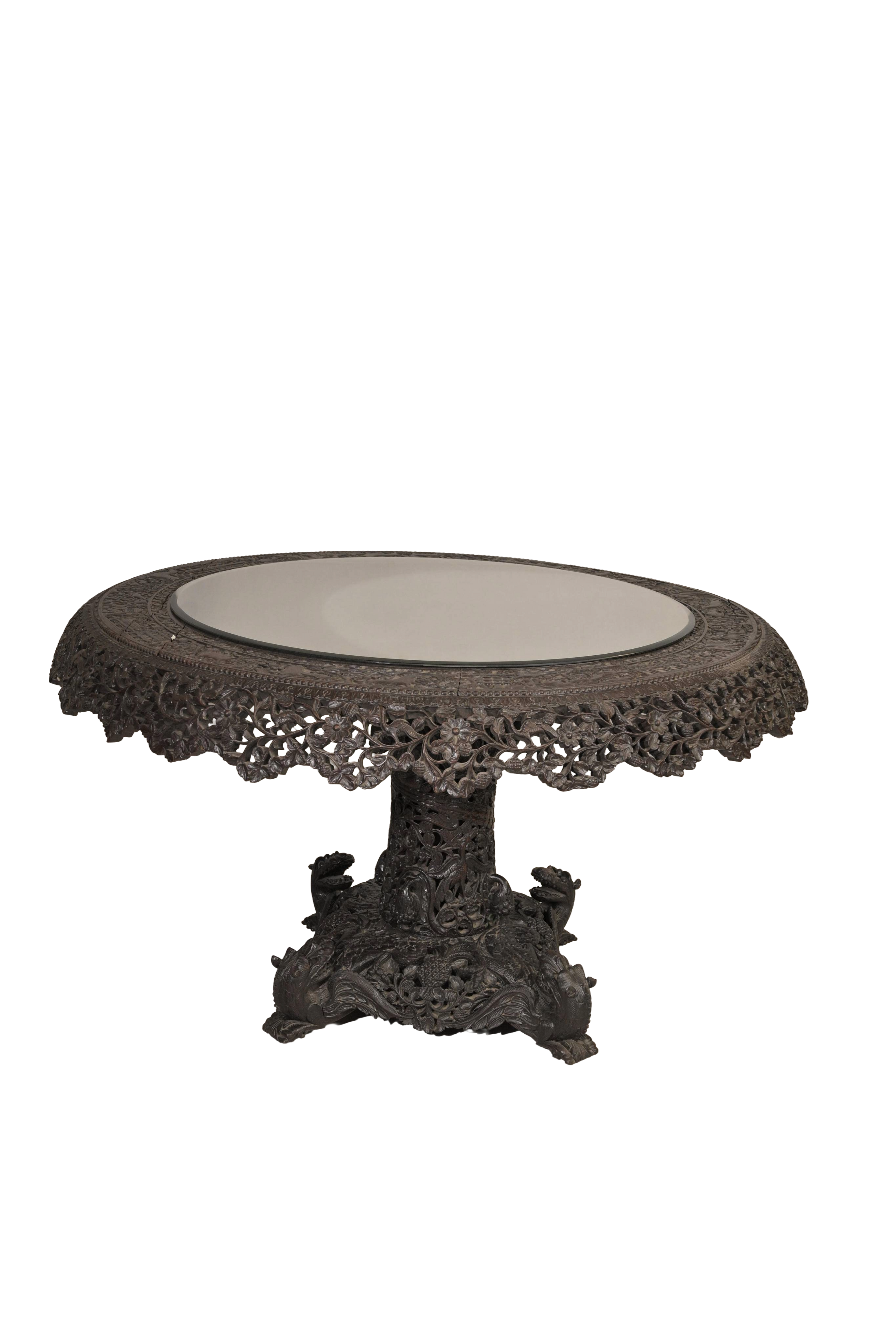 Carved Marble Center Table