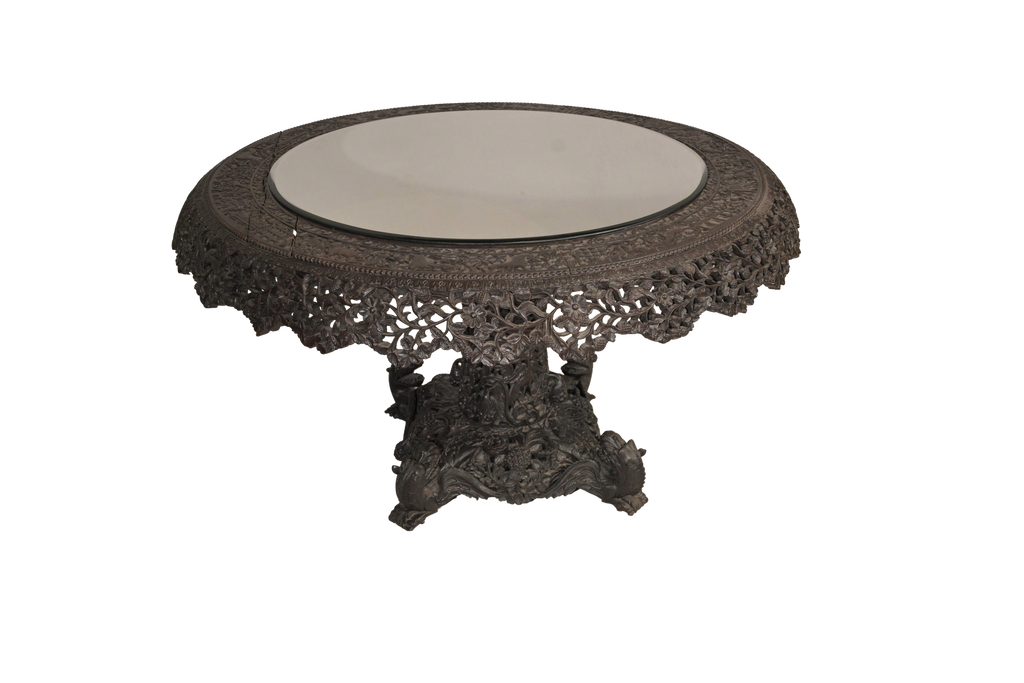 Carved Marble Center Table