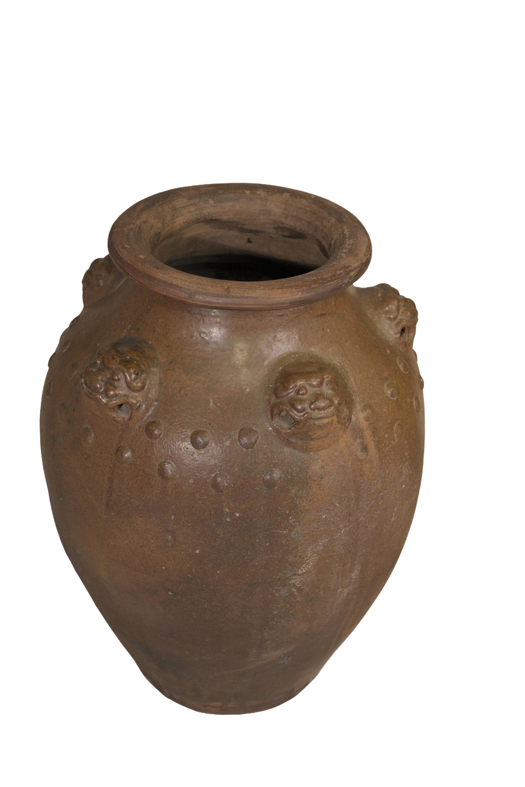Vintage Rustic Earthenware Storage Pot