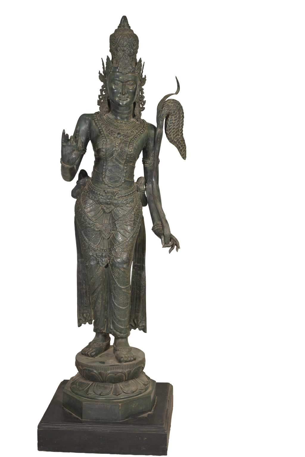 Sacred Dewi Sri Bronze Sculpture
