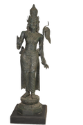 Sacred Dewi Sri Bronze Sculpture
