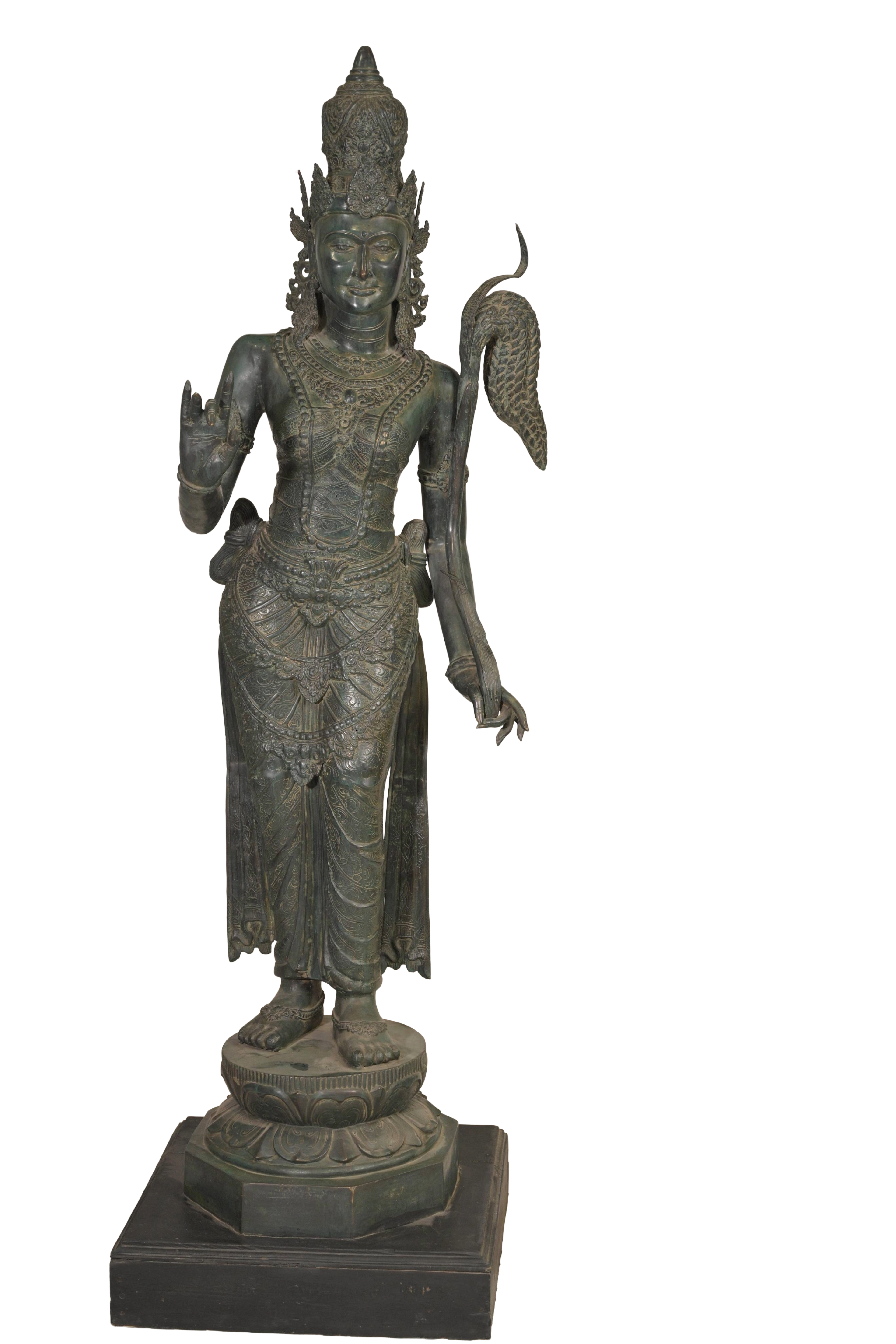 Sacred Dewi Sri Bronze Sculpture
