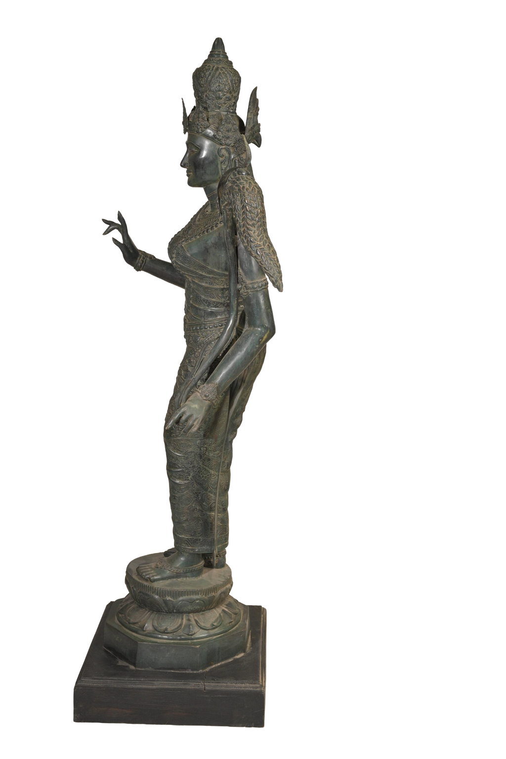 Sacred Dewi Sri Bronze Sculpture