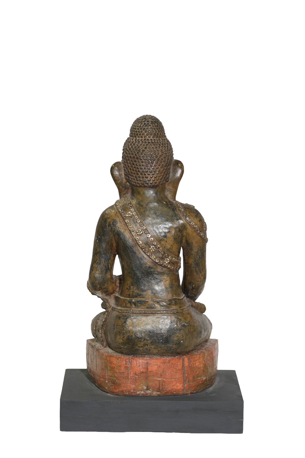 Seated Antique Buddha Meditation Statue