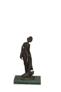 Classical Bronze Lady Figurine Sculpture
