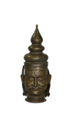 Antique Shiva Mukhlingam Bronze Head