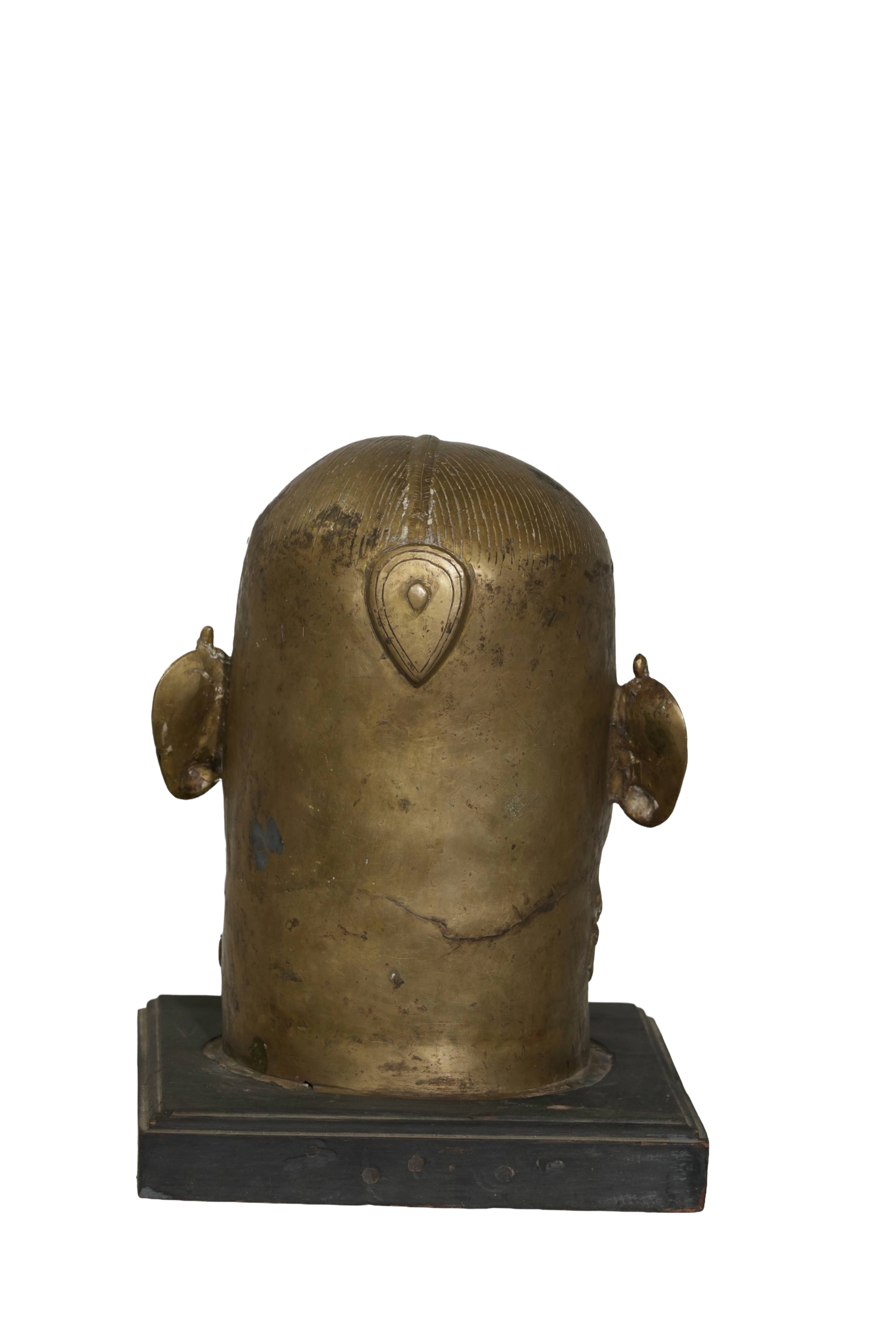 Sacred Goddess Gauri Bronze Head