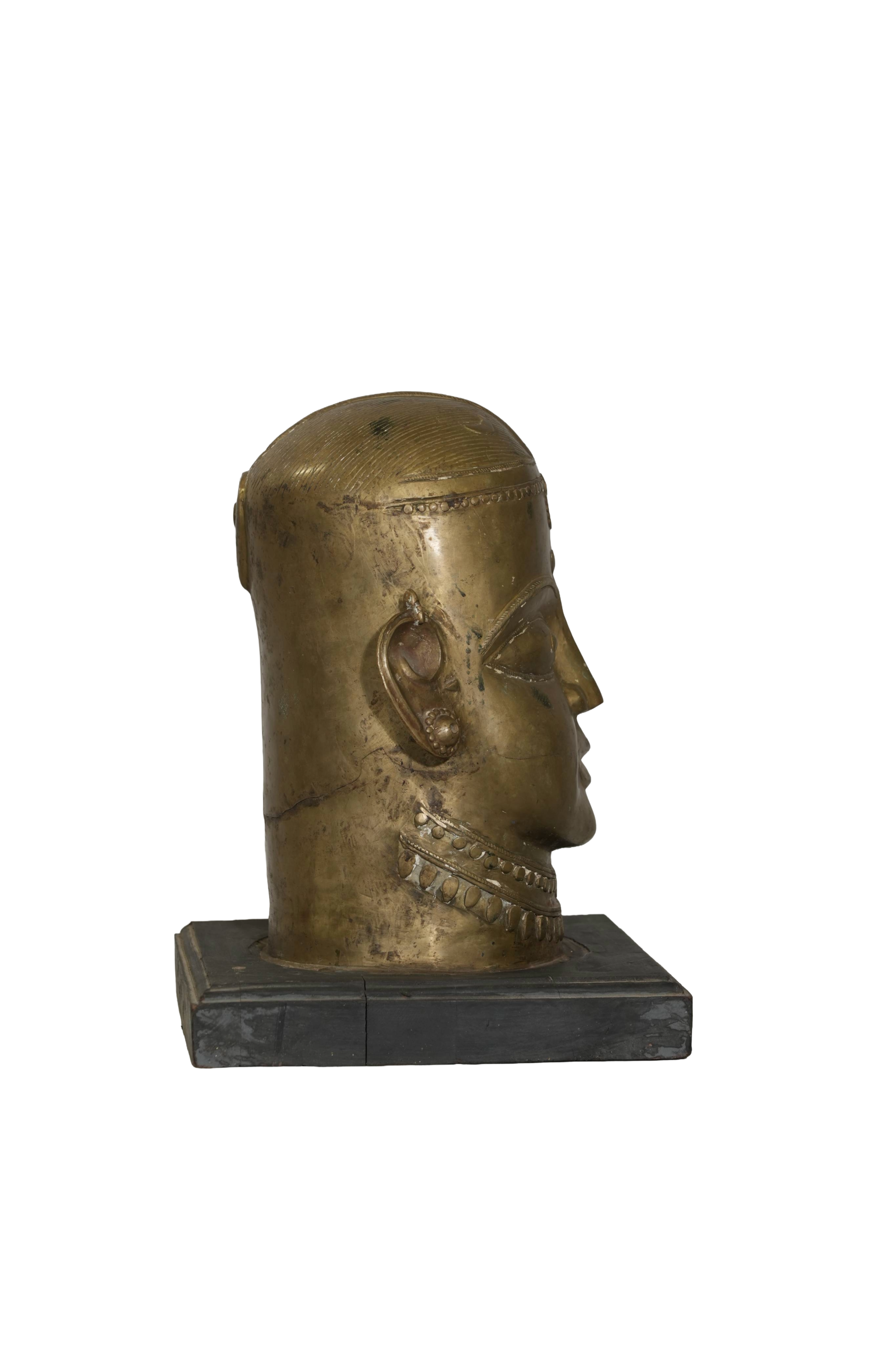 Sacred Goddess Gauri Bronze Head