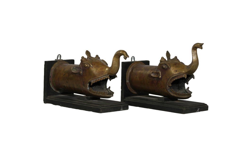 Antique Makara Architectural Water Spout