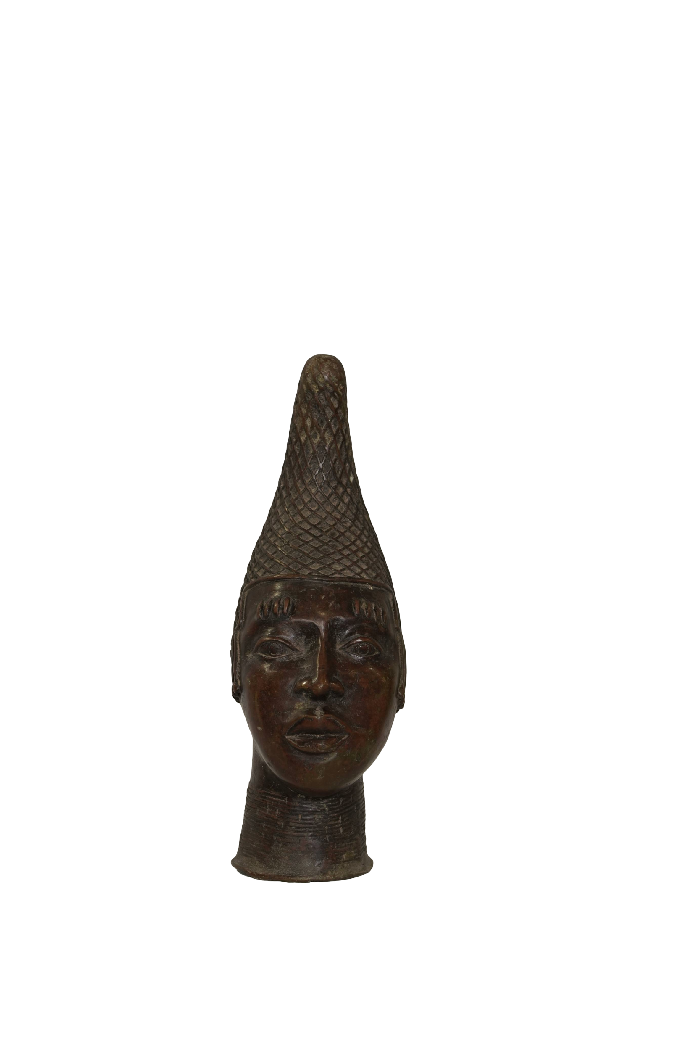 Royal Benin Queen Mother Bronze Head