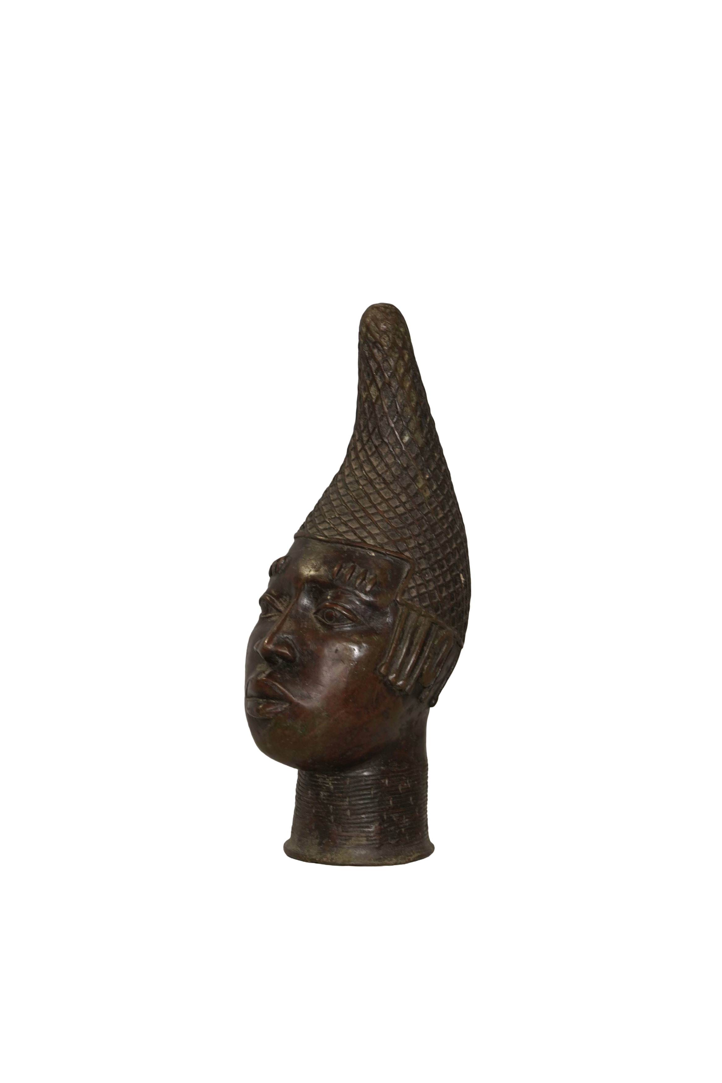 Royal Benin Queen Mother Bronze Head