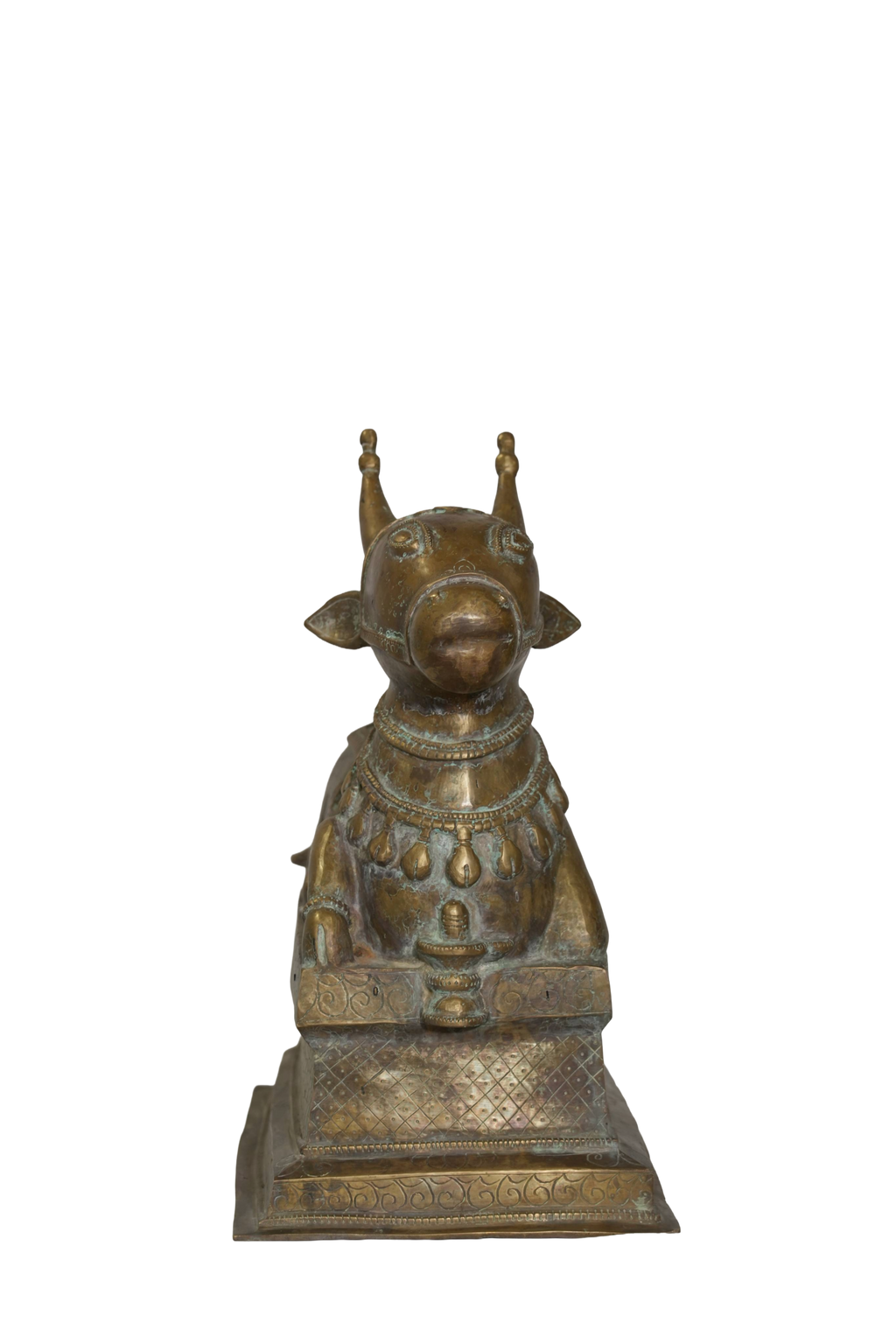 Sacred Brass Nandi Bull Idol