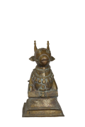 Sacred Brass Nandi Bull Idol
