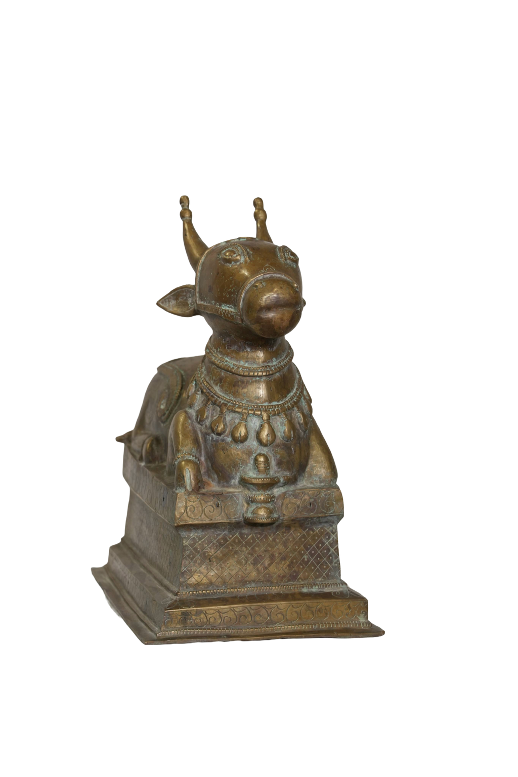 Sacred Brass Nandi Bull Idol