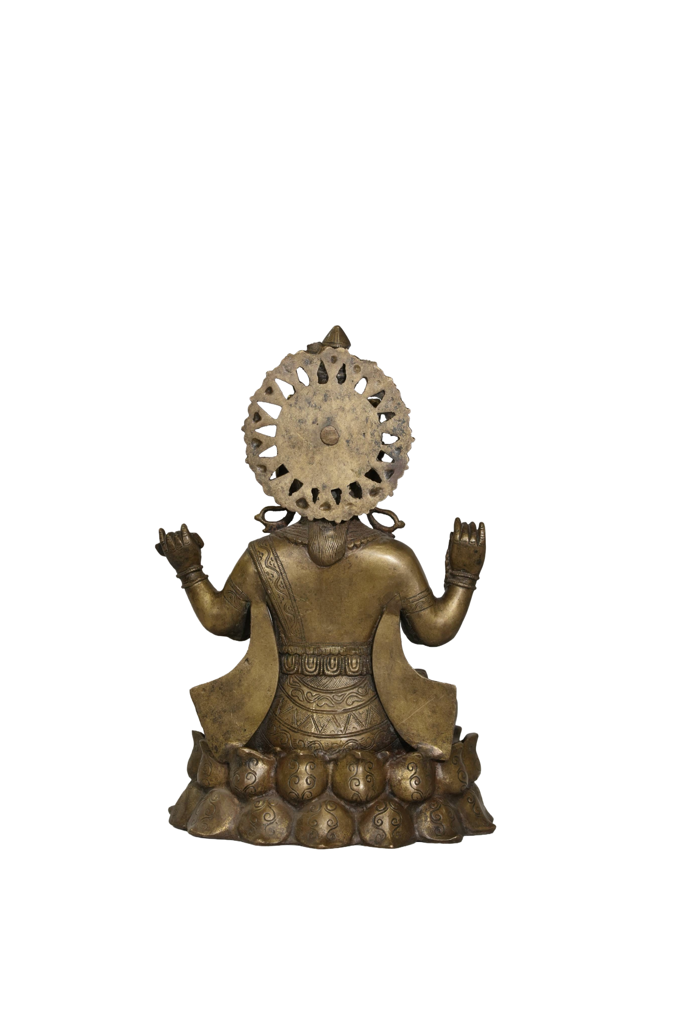 Goddess Lakshmi Brass Statue