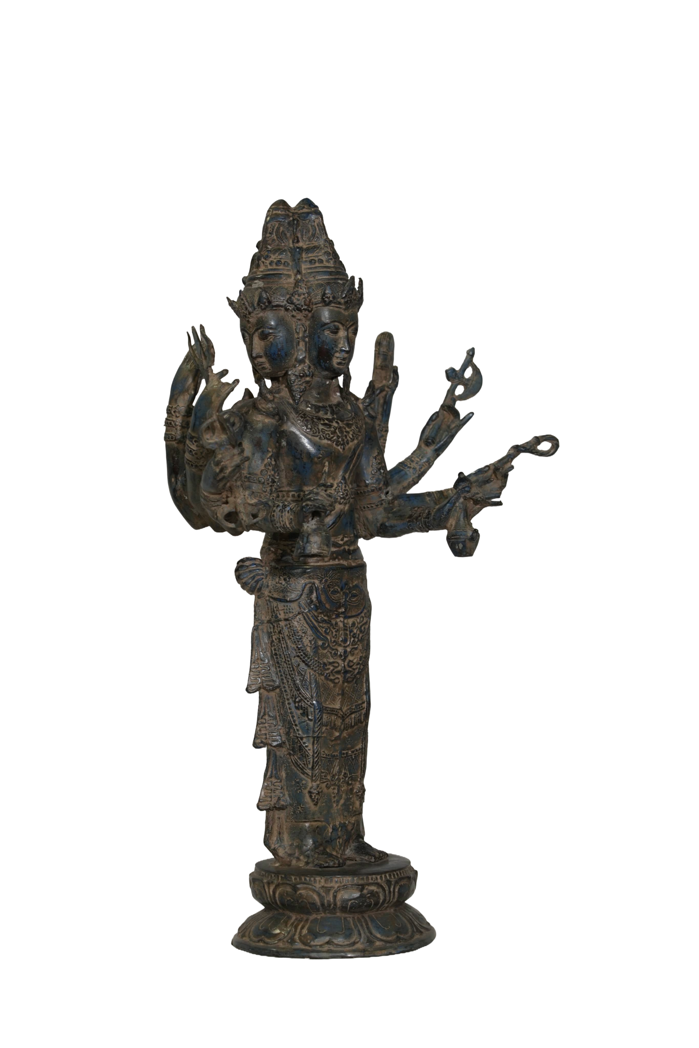 Sacred Lord Brahma Bronze Sculpture