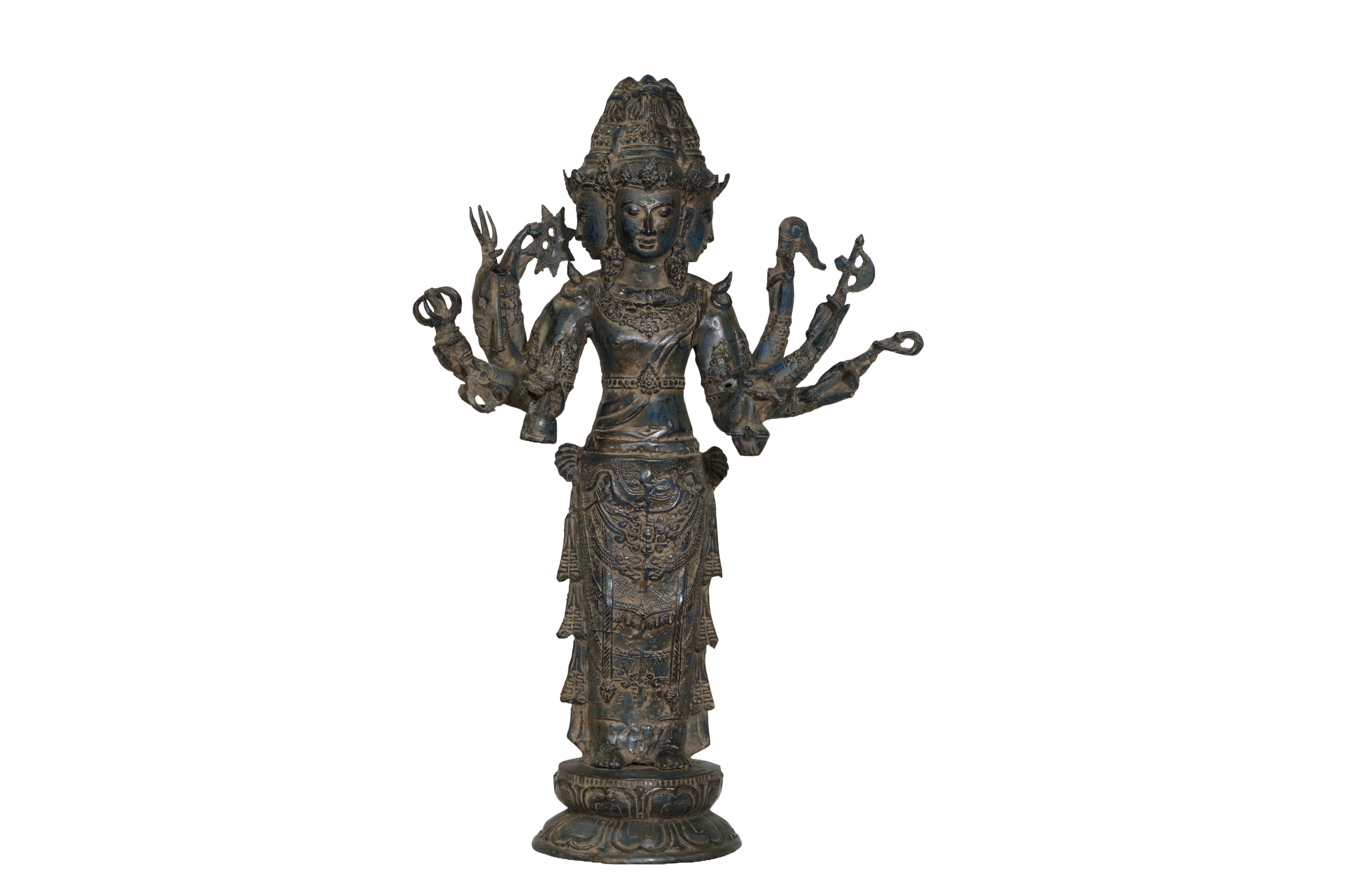 Sacred Lord Brahma Bronze Sculpture