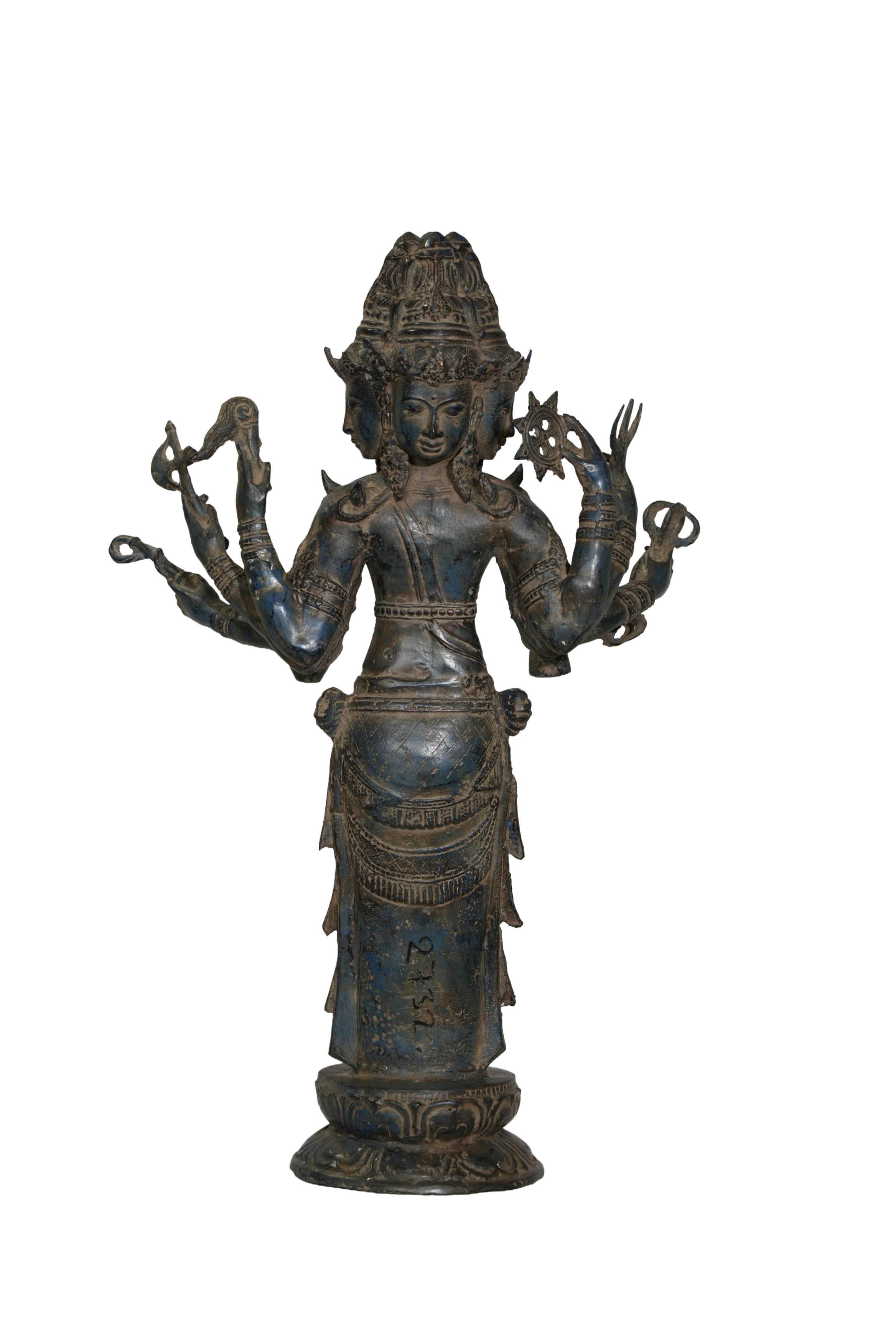 Sacred Lord Brahma Bronze Sculpture