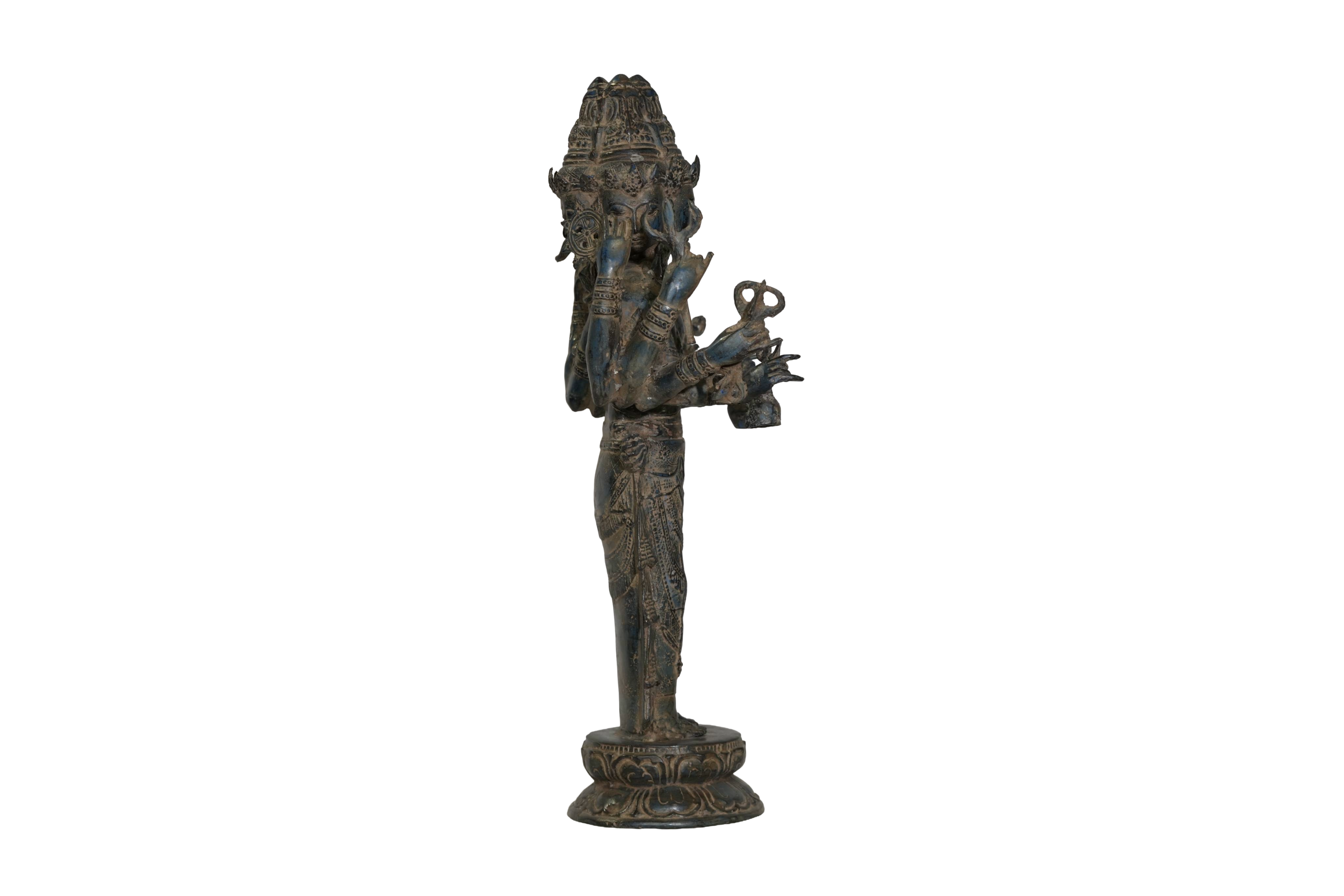 Sacred Lord Brahma Bronze Sculpture