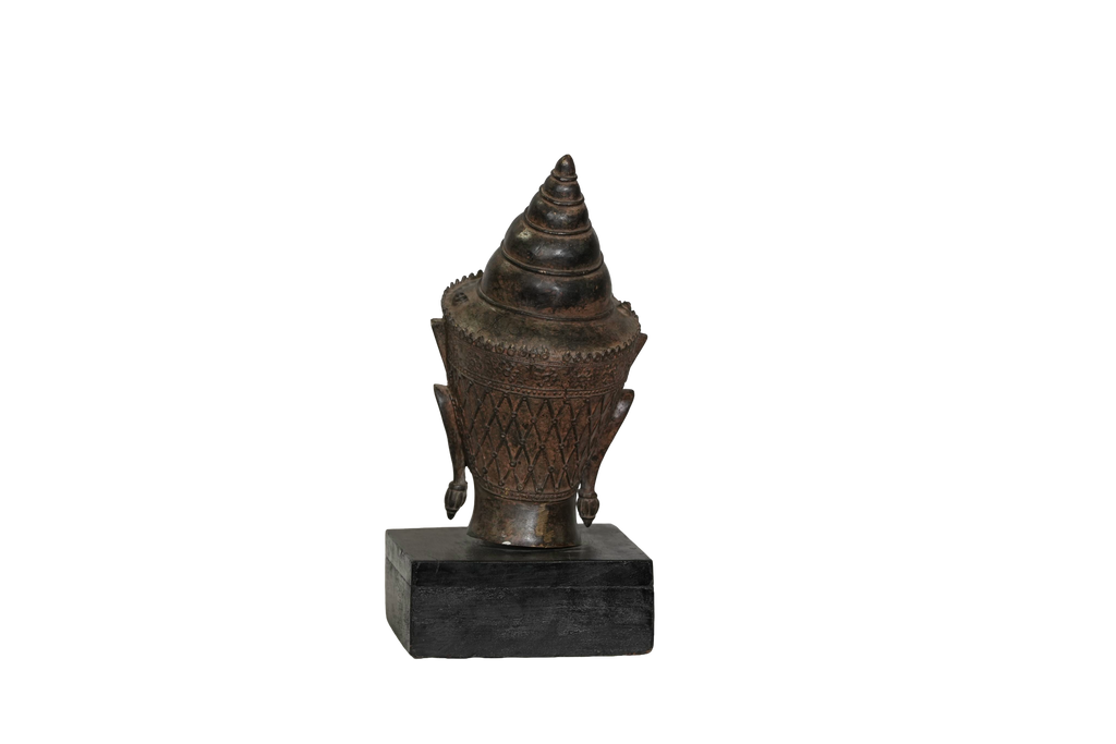 Handcrafted Thai Buddha Head Sculpture