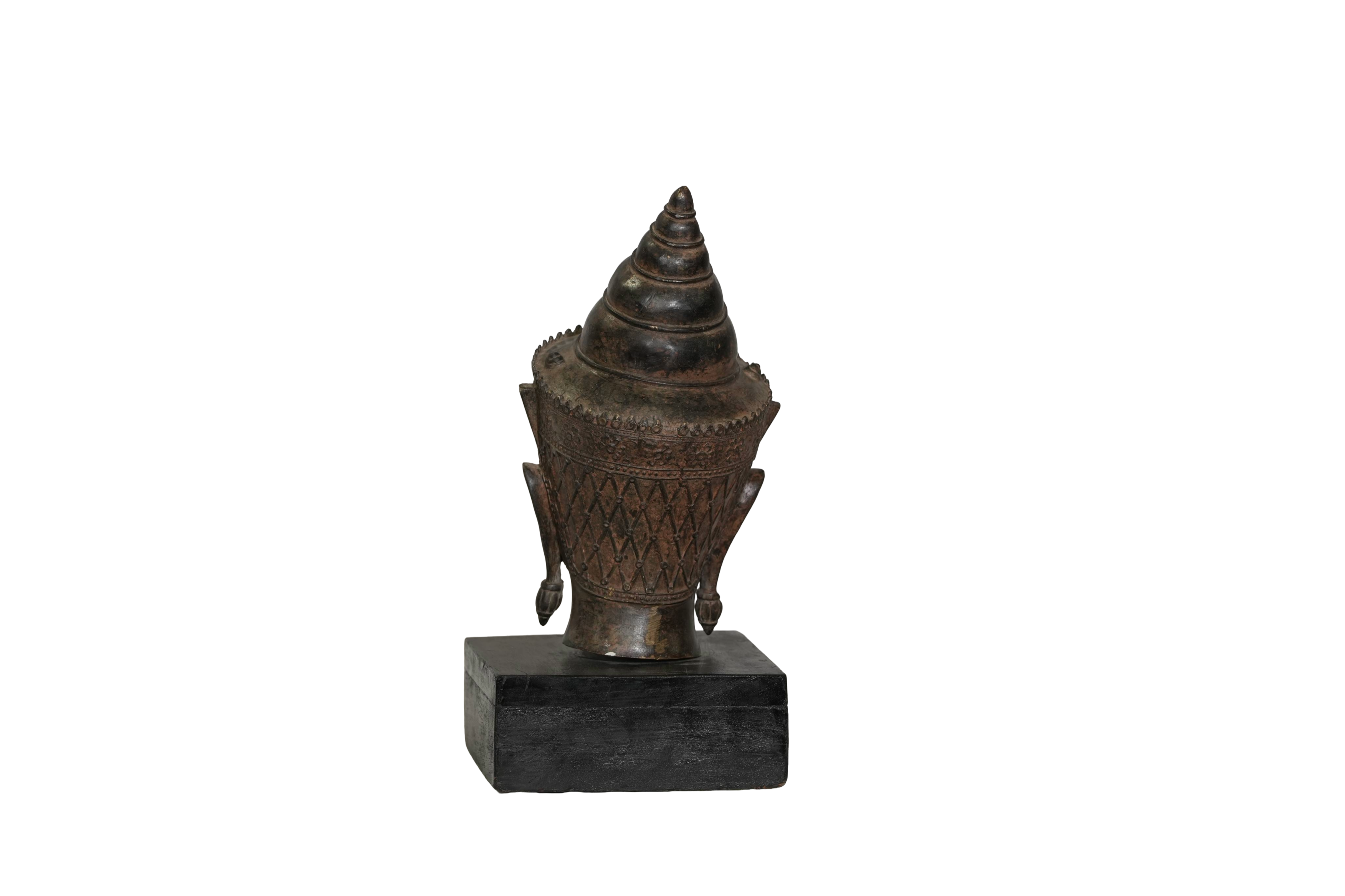 Handcrafted Thai Buddha Head Sculpture