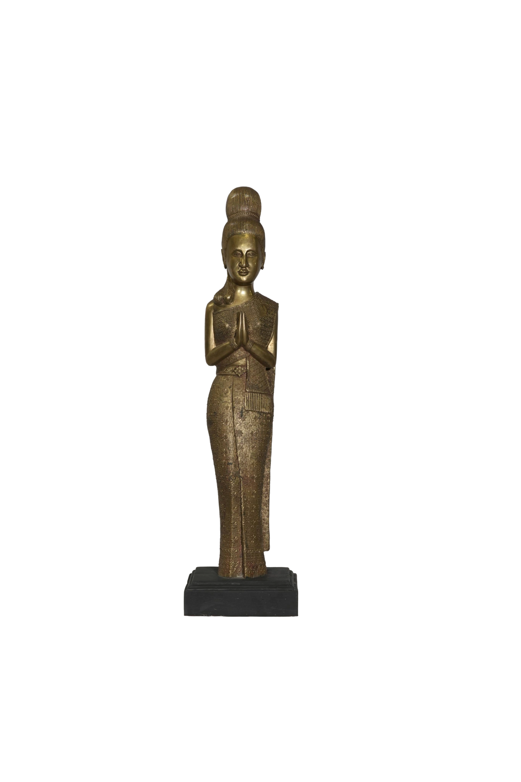 Sawasdee Lady Bronze Sculpture