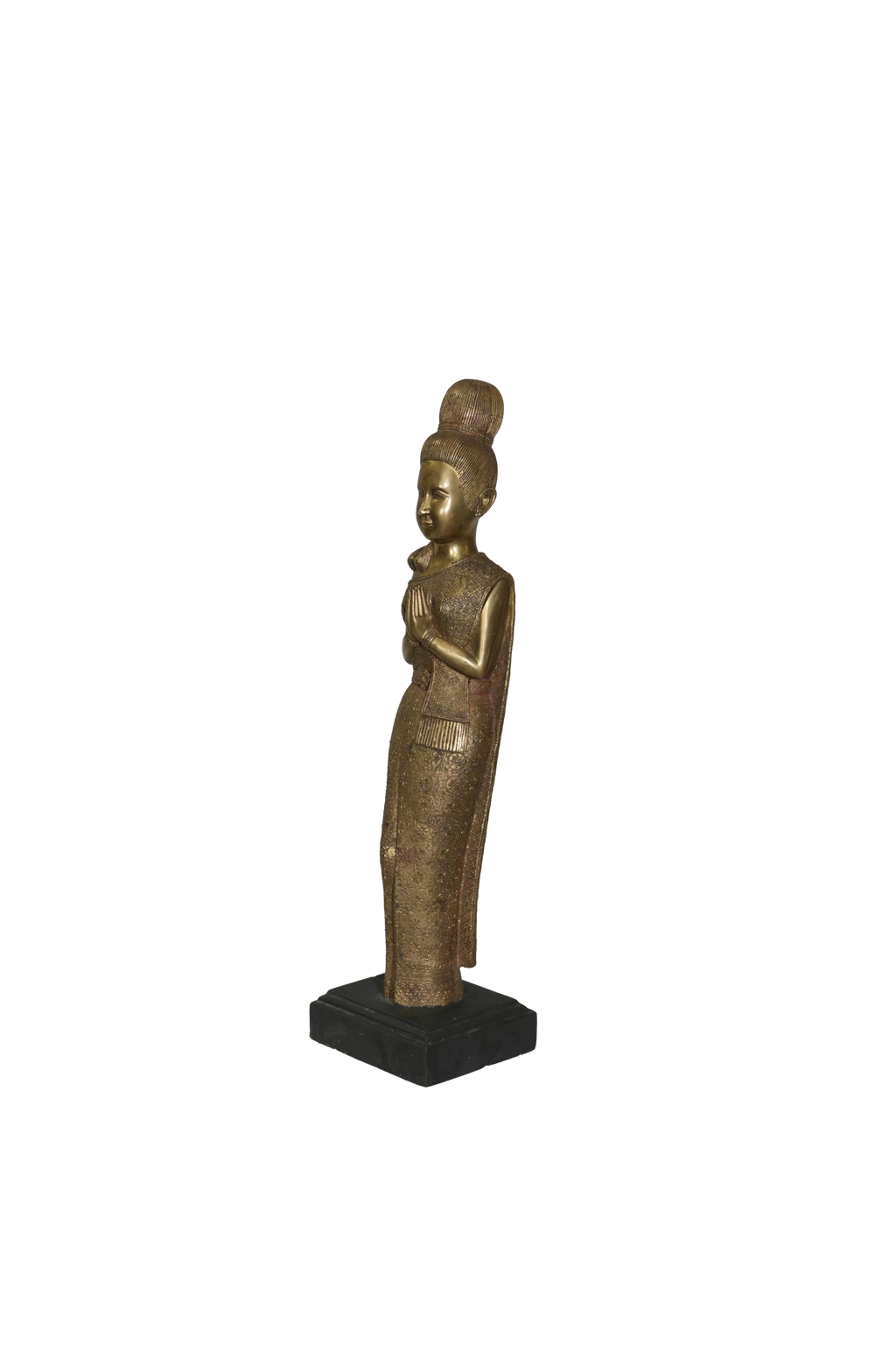 Sawasdee Lady Bronze Sculpture