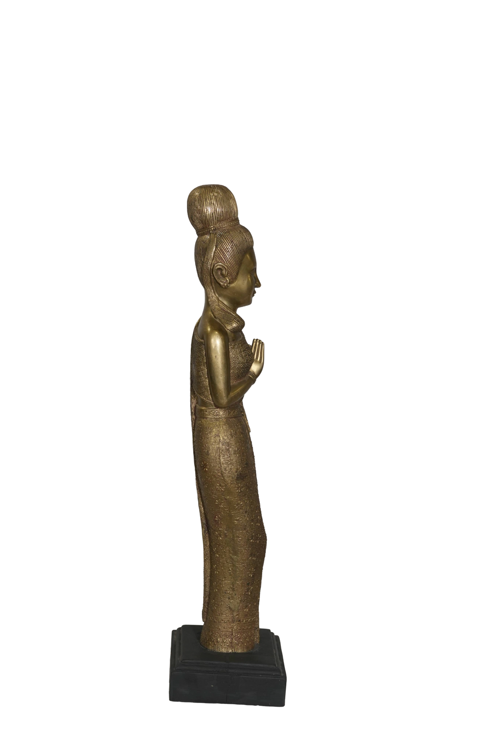 Sawasdee Lady Bronze Sculpture