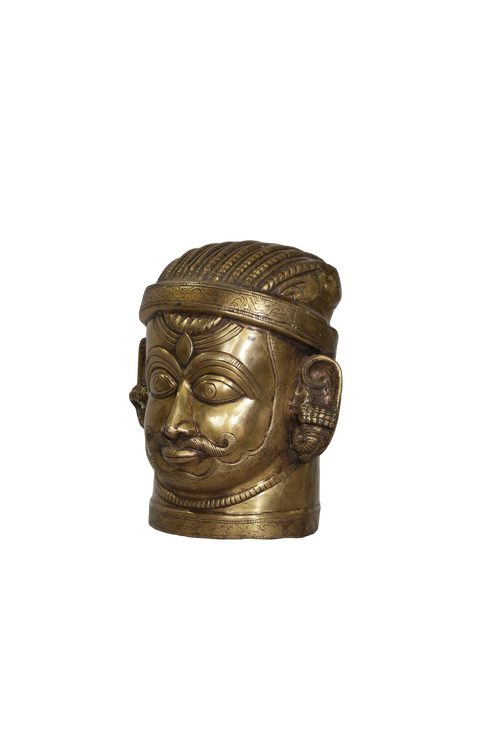 Antique Lord Shiva Mukhlingam Head