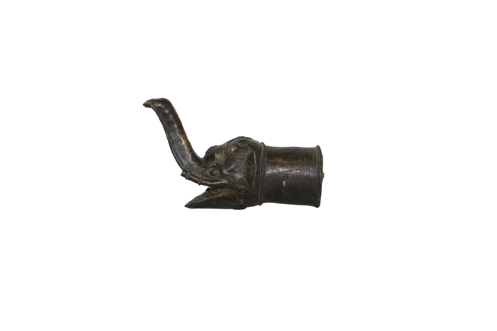 Antique Elephant Head Palanquin Finial