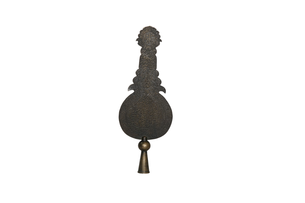 Calligraphy Bronze Decorative Finial