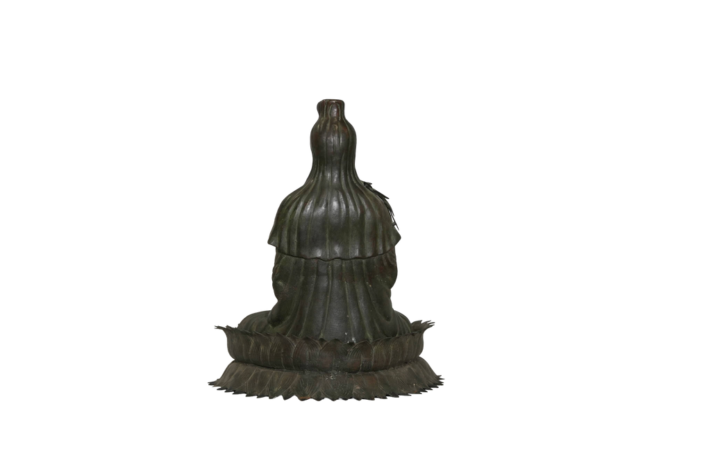 Seated Guanyin Bronze Buddha Statue