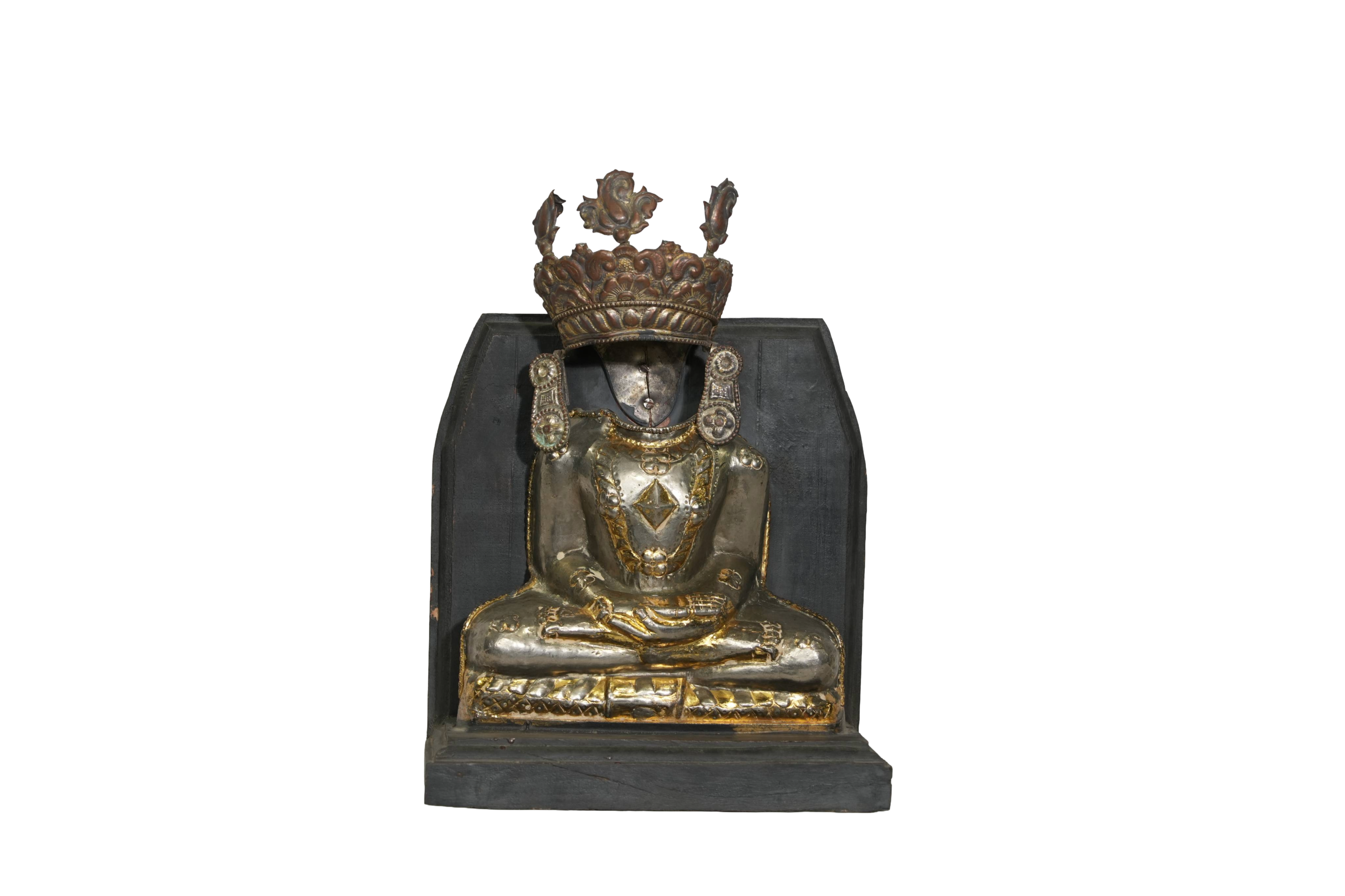 Jain Tirthankara Bronze Shrine Statue