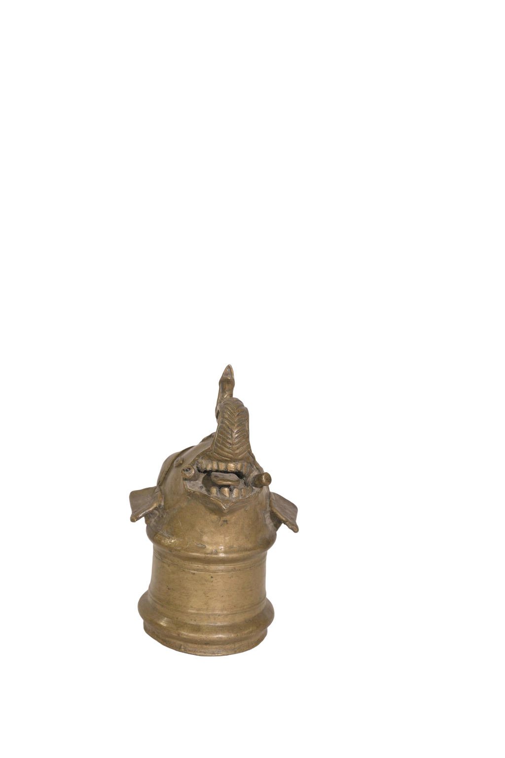 Royal Gaja Mastaka Brass Palanquin Finial
