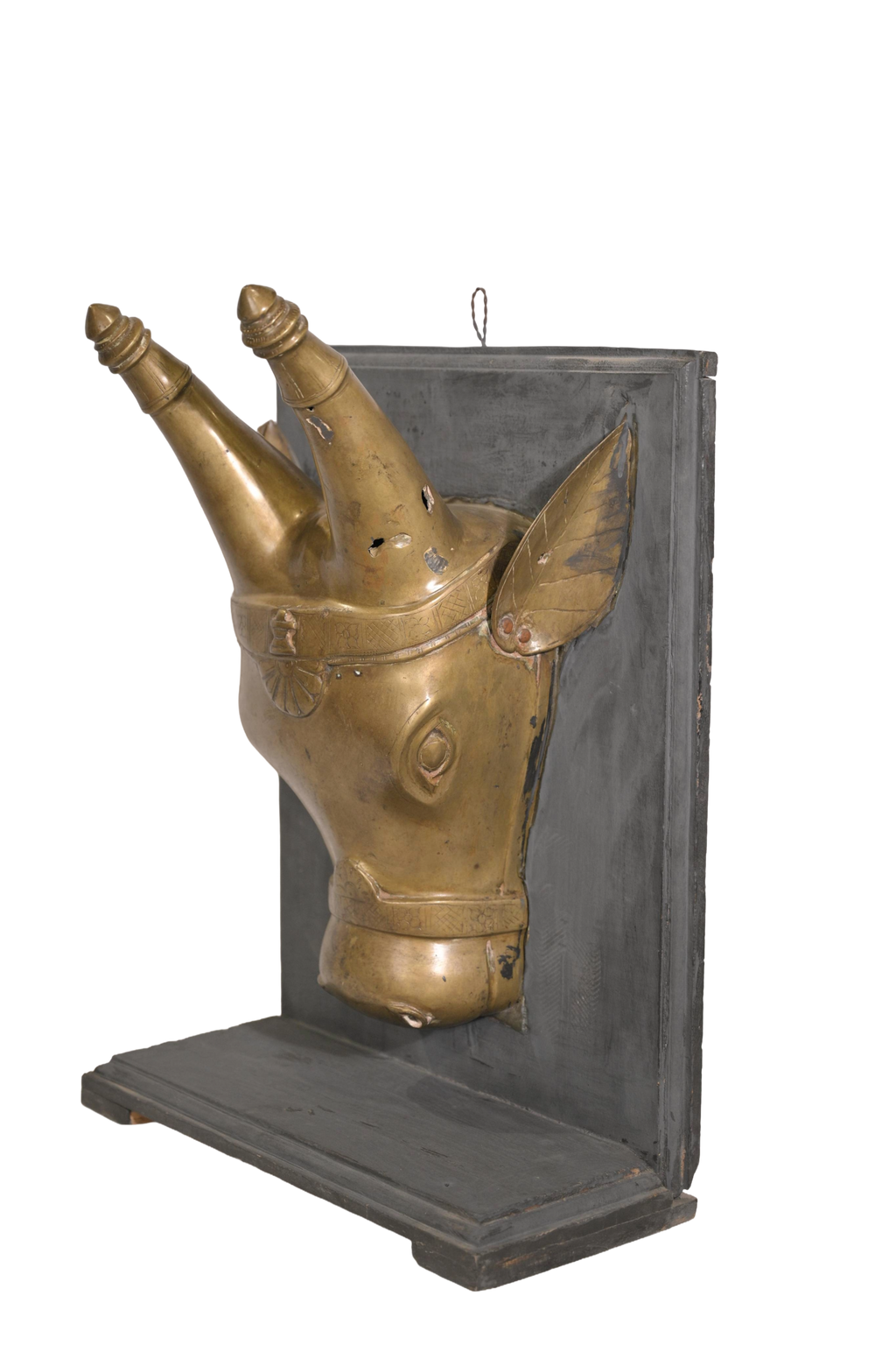 Sacred Nandi Bull Head Temple Ornament