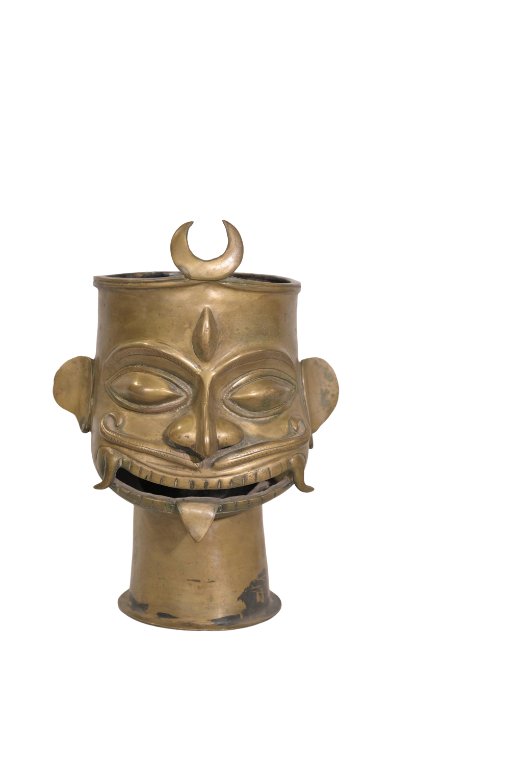 Royal Brass Shiva Mukhalinga Mask