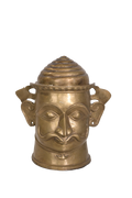 Sacred Shiva Mukha Brass Mask