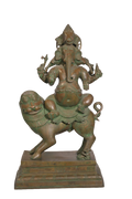 Antique Ganesha Bronze Statue