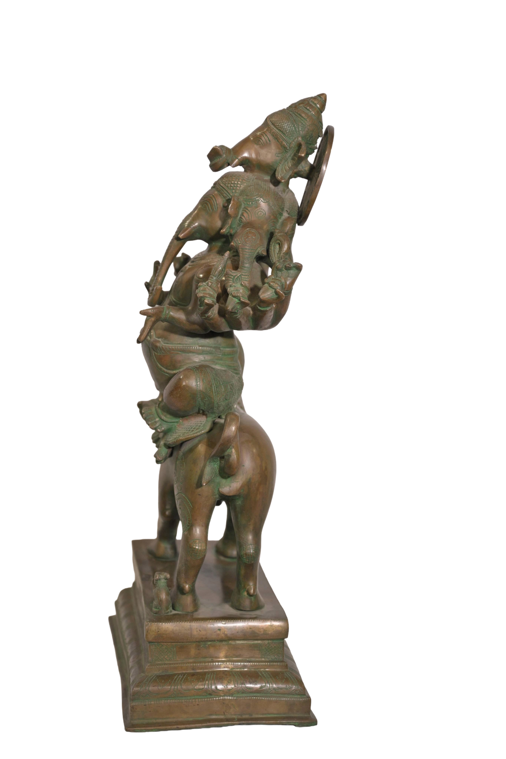 Antique Ganesha Bronze Statue