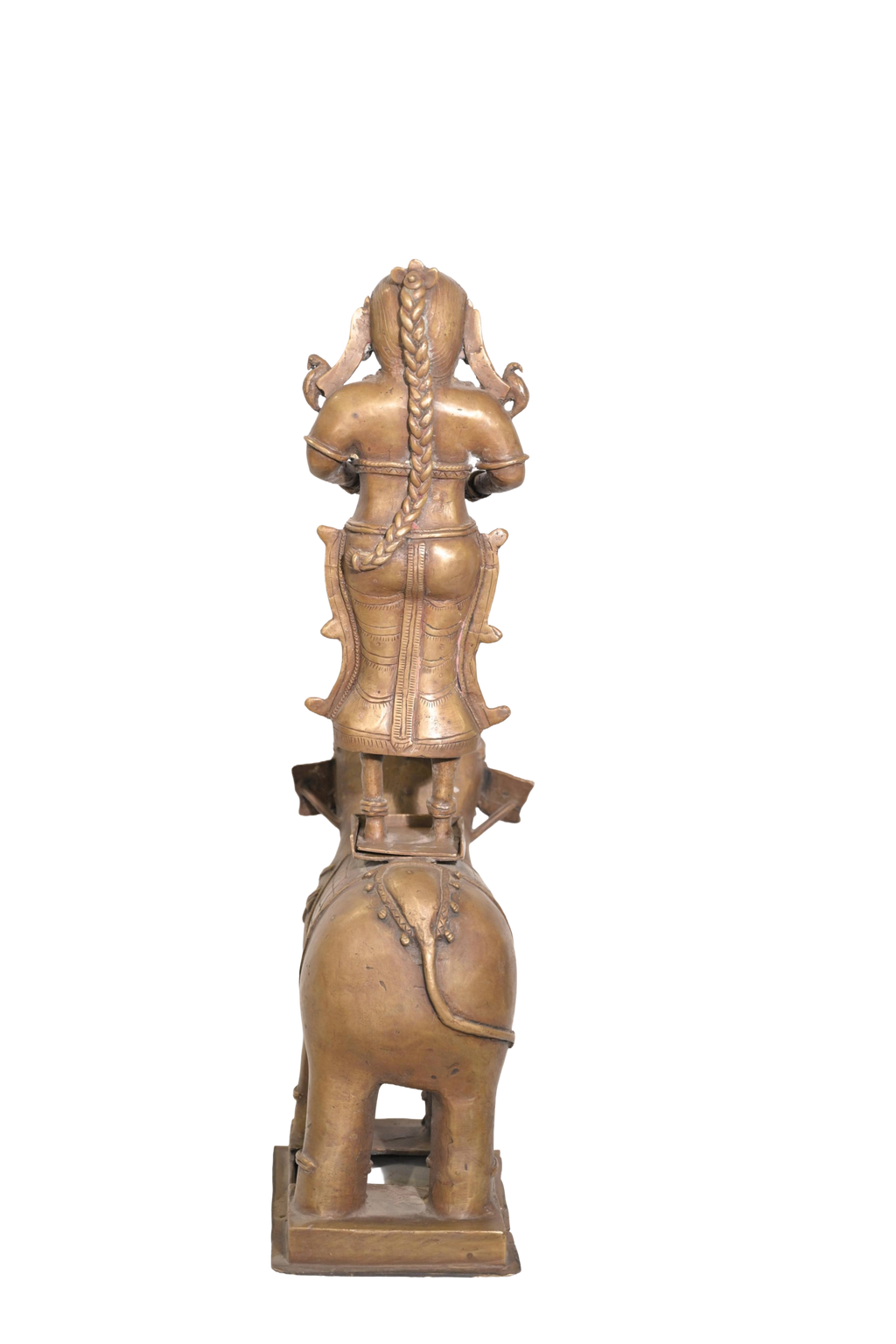 Sacred Deepa Lakshmi on Hamsa Pedestal
