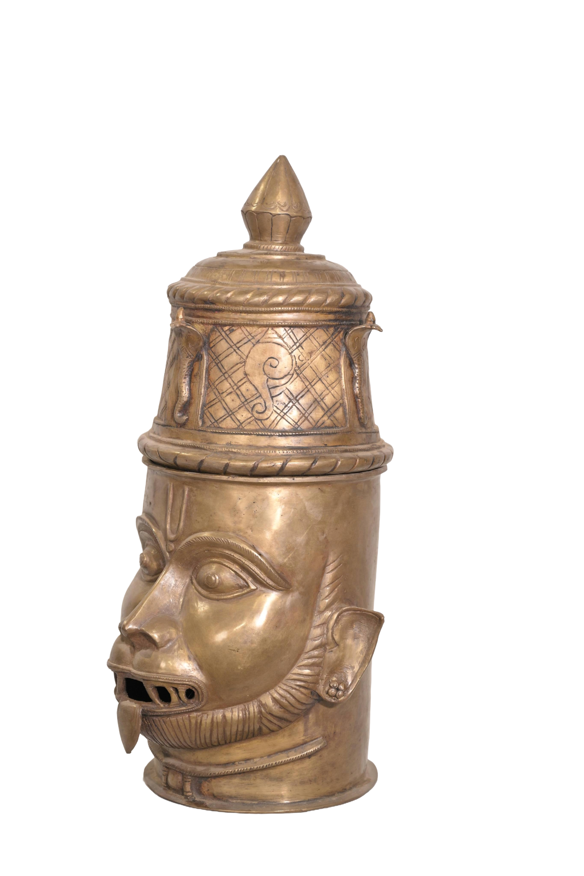 Sacred Shiva Mukhauta Lingam Mask