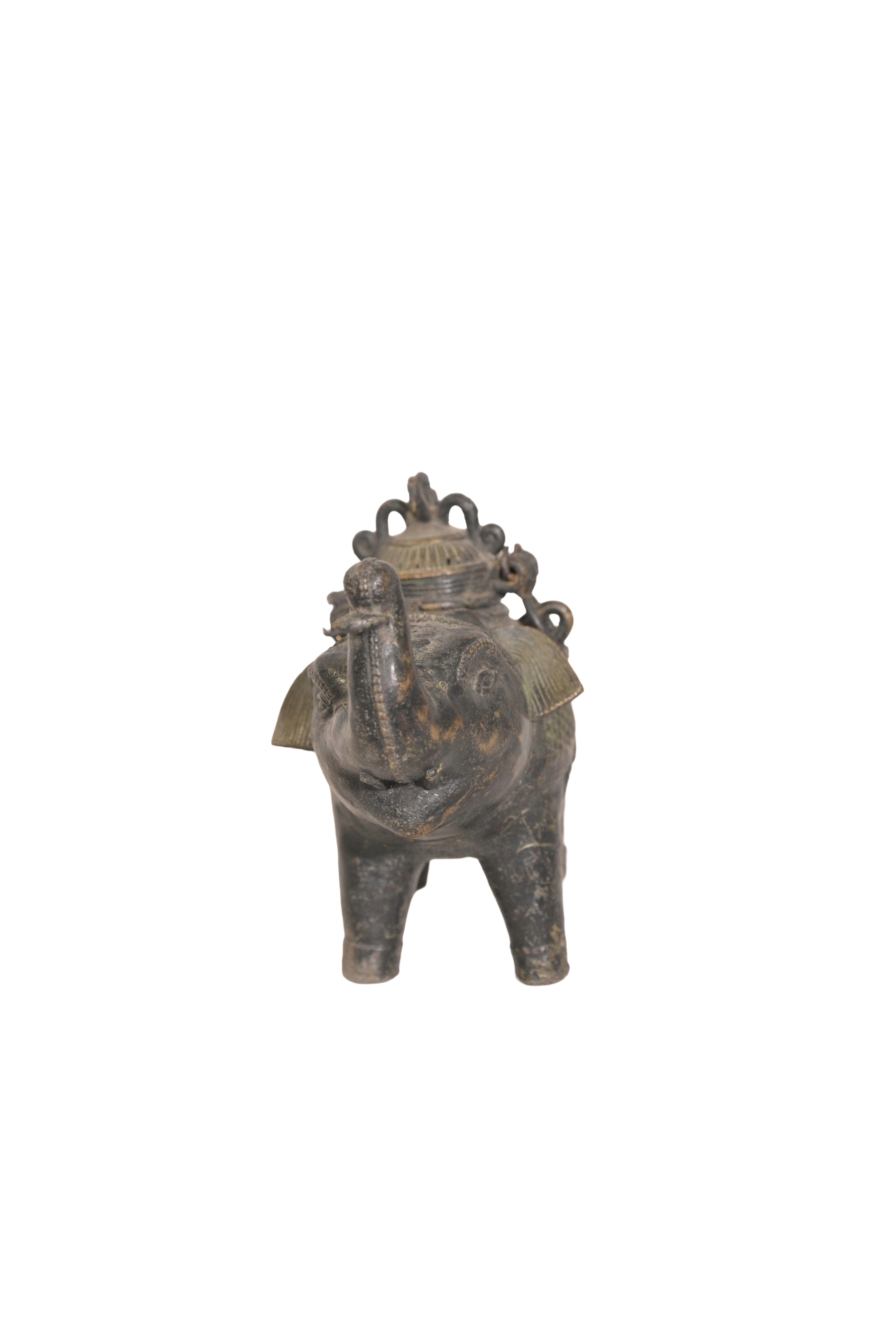 Decorative Elephant Bronze Container