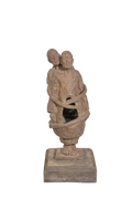 Contemporary Couple Bronze Art Sculpture