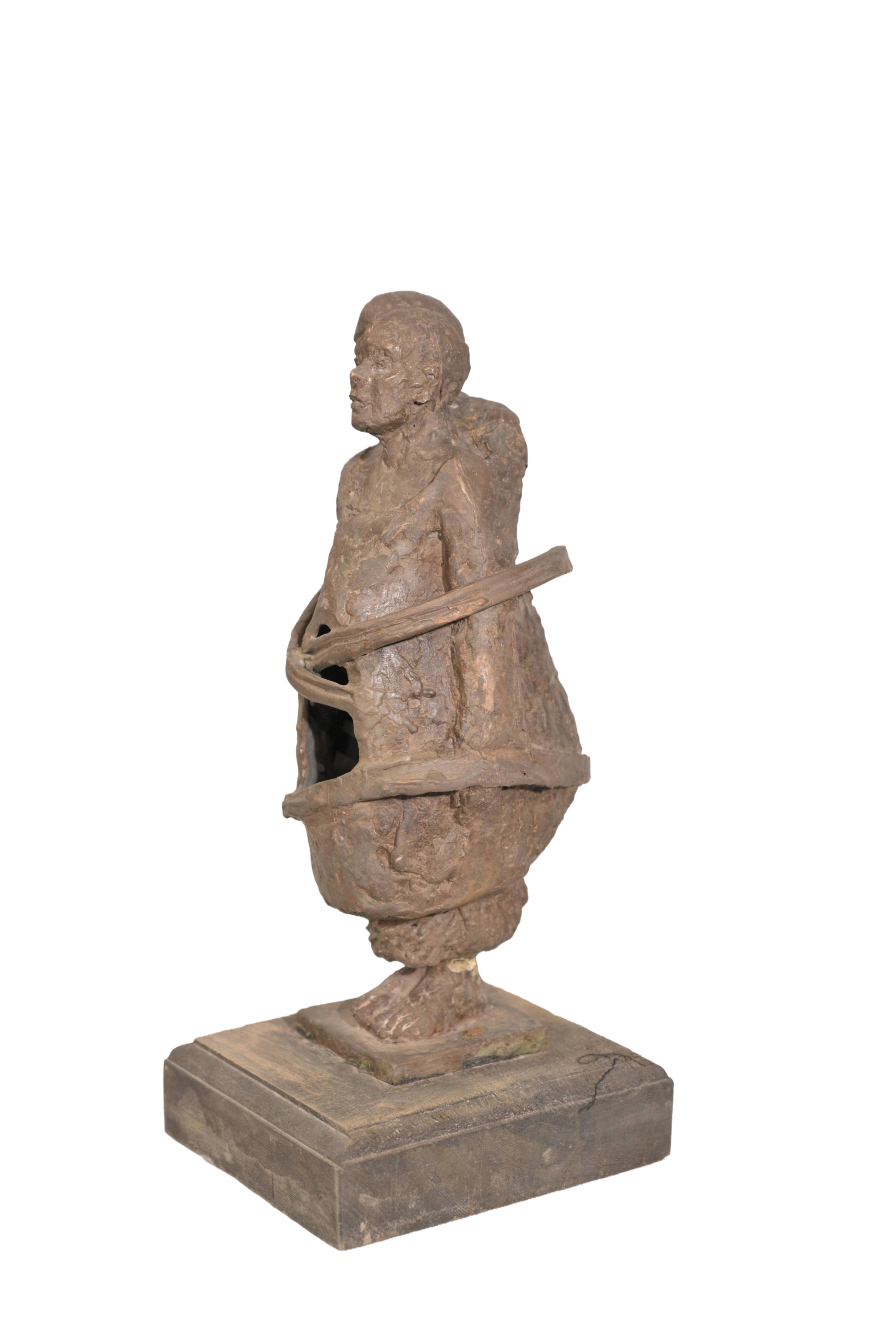 Contemporary Couple Bronze Art Sculpture
