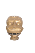 Sacred Shiva Mukha Brass Ritual Mask