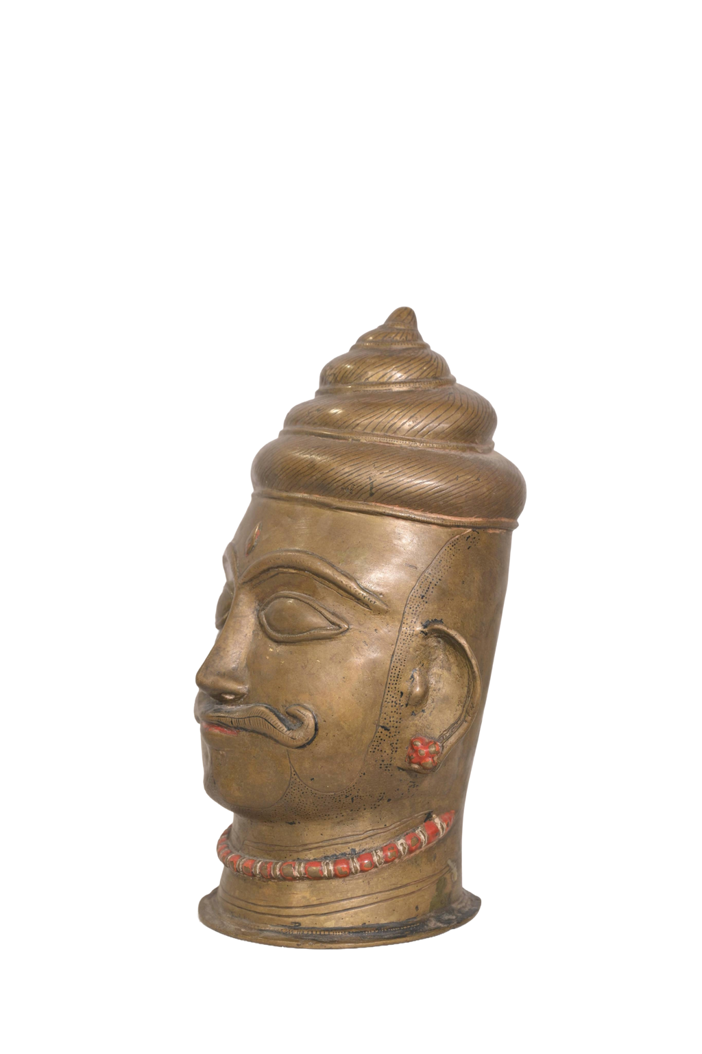 Sacred Shiva Mukha Brass Idol
