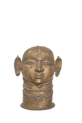 Sacred Gauri Brass Head Sculpture