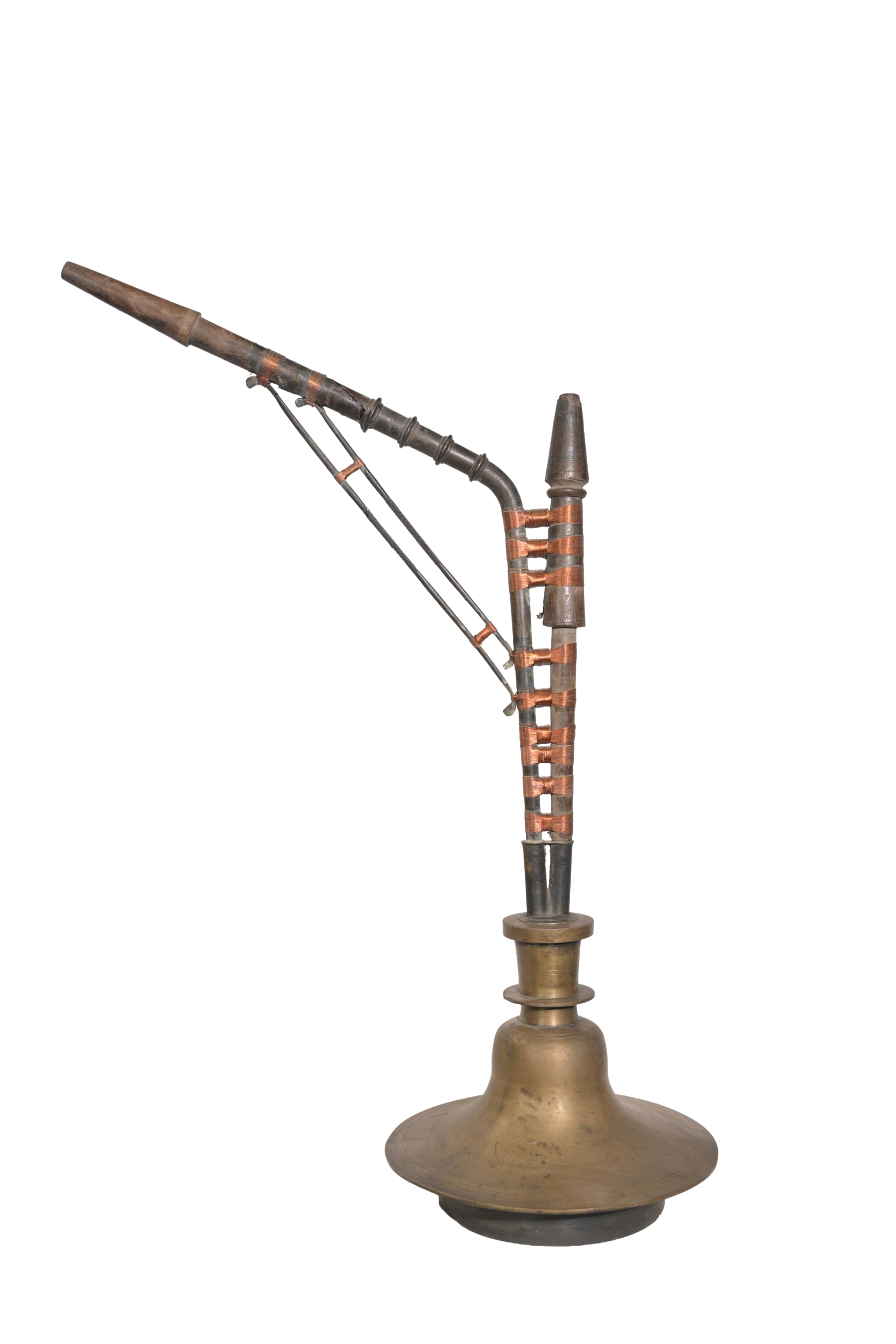 Traditional Brass Wind Instrument Decor