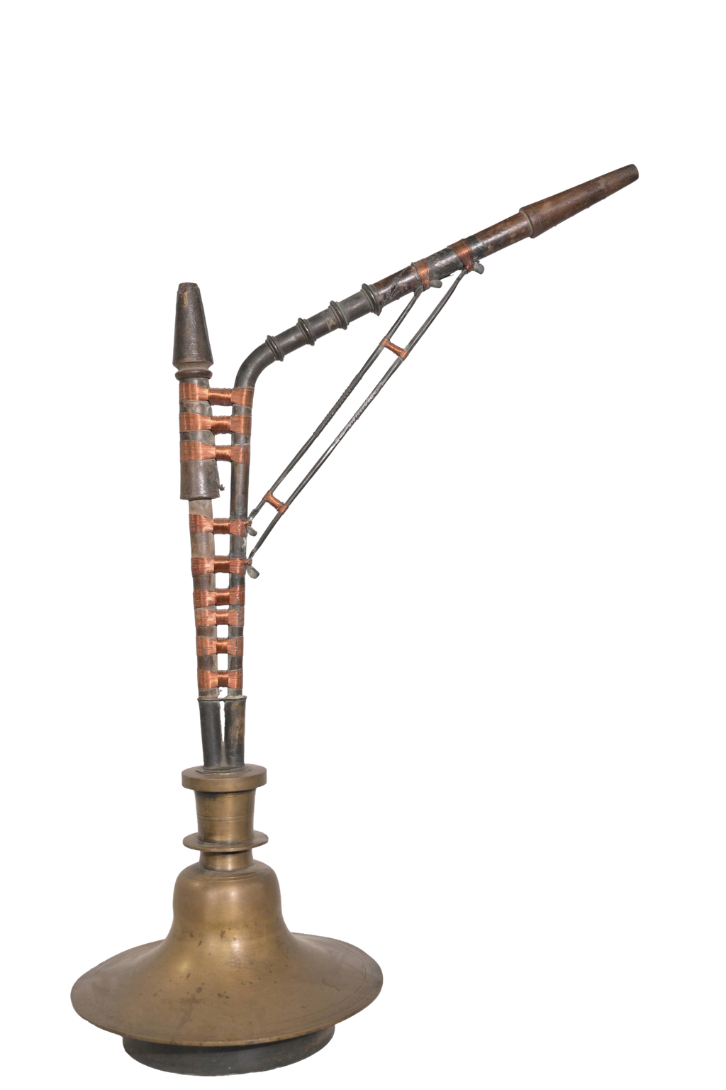 Traditional Brass Wind Instrument Decor